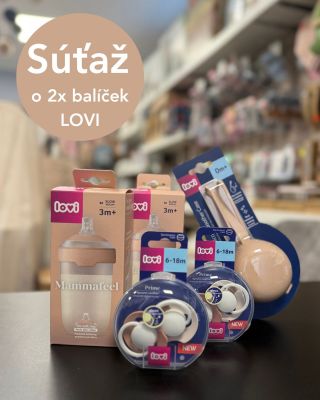 Súťaž o 2x balíček LOVI 🍼👶🏼 V spolupráci so značkou LOVI sme si pre vás pripravili súťaž o 2x balíček značky Lovi 🎁 Čo...